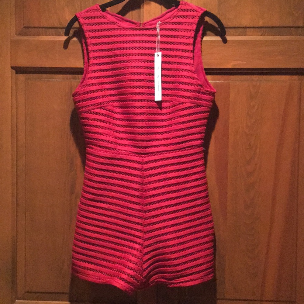 Red She + Sky Jumper Small NWT Slip Underneath